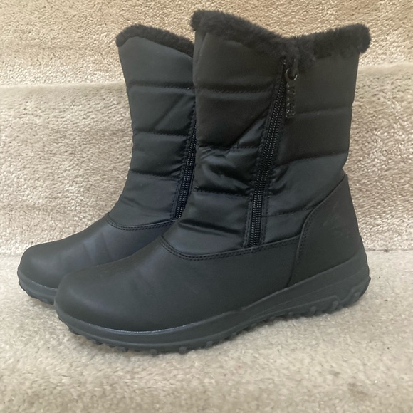 Black Totes Snow Boots Women’s Size 7 - Picture 1 of 8